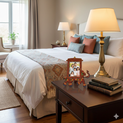 Wooden Elephant Shaped Photo Frame 6x4 inch