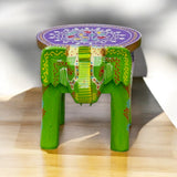 Wooden Elephant Stool Side Table For Gifts