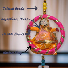 Wooden Ganesh Hanging Door For Home Decor 1 Pair