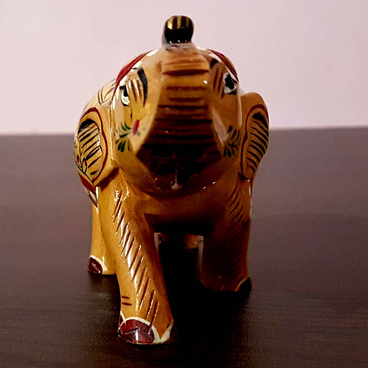 Wooden Elephant 2 inch pair