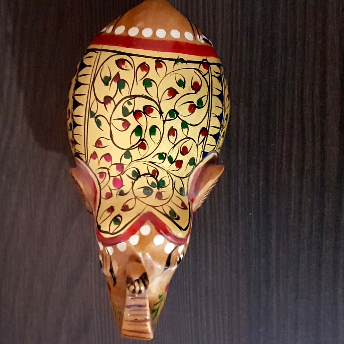 Wooden Elephant 2 inch pair