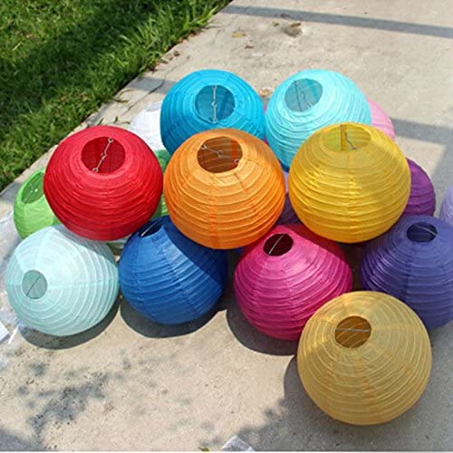 Beautiful Color Round Paper Lamps