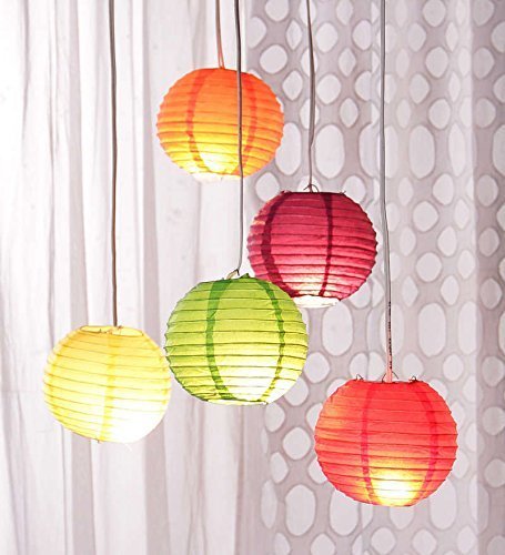 Beautiful Color Round Paper Lamps